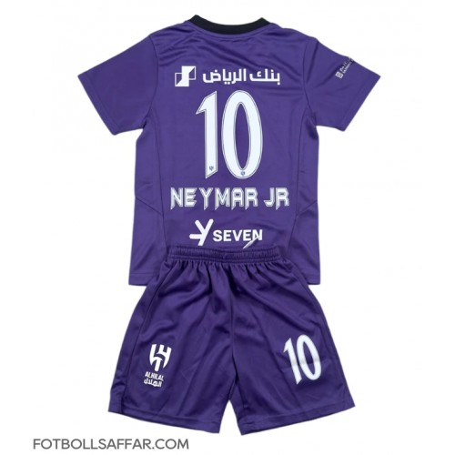 Al-Hilal Neymar Jr #10 Tredje Dräkt Barn 2024-25 Kortärmad (+ Korta byxor)